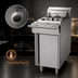 Thumbnail image #4 for Garland Cuisine 18-Inch Heavy Duty Range Match Gas Fryer, 35 lb Capacity