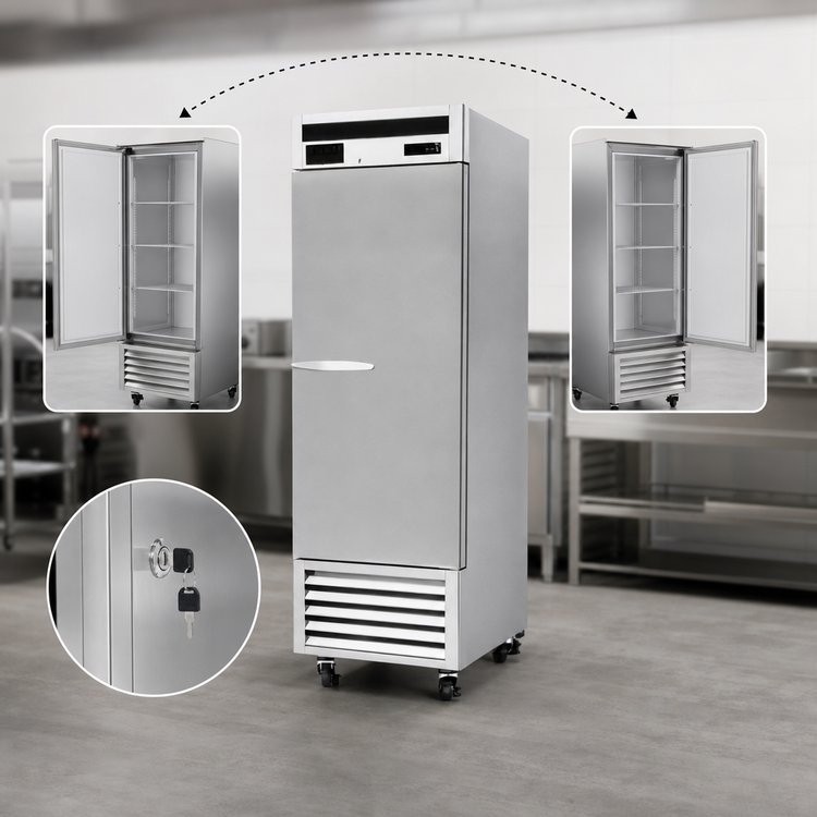 Product image #4 for Kool-It Signature One-Section Reach-In Freezer, 18.9 Cu. Ft., Stainless Steel, Bottom-Mount Self-Contained