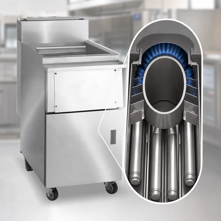 Product image #4 for Imperial IPC-14 Gas Pasta Cooker, 12-Gallon Single Tank, Tube-Fired, 105,000 BTU
