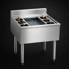 Thumbnail image #4 for Eagle Group 2200 Series B2CT-12D-22 24-Inch Underbar Cocktail Unit with 12-Inch Insulated Ice Bin, 60 lb Capacity, 6 Bottle Wells
