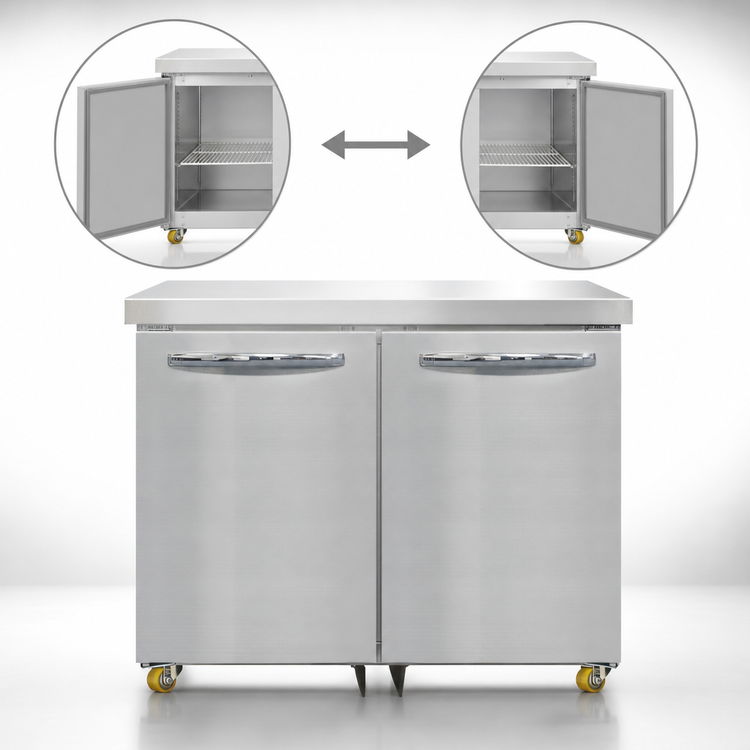 Product image #4 for Continental Refrigerator Designer Line DF36N-U 36" Two-Section Undercounter Freezer