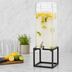 Thumbnail image #4 for Cal-Mil Milo Square Ice Beverage Dispenser, 3 Gallon, Black