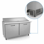Thumbnail image #4 for Kelvinator Commercial KCHMT60.24 61-Inch 2-Section Mega Top Refrigerated Sandwich/Salad Prep Table, 24 1/6-Size Pan Capacity, Stainless Steel