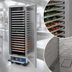 Thumbnail image #5 for BK Resources HPC1I Mobile Insulated Heater/Proofer Cabinet, 35 Full-Size Pan Capacity, Dual Heat/Proof Control