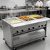 Thumbnail image #3 for Spec-Master PHT6CB-208-3 Portable Electric Hot Food Table, 6-Well, Enclosed Base