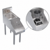Thumbnail image #4 for Krowne Royal Series 12-Inch Freestanding Stainless Steel Underbar Blender Station with Dump Sink and Recessed Blender Shelf