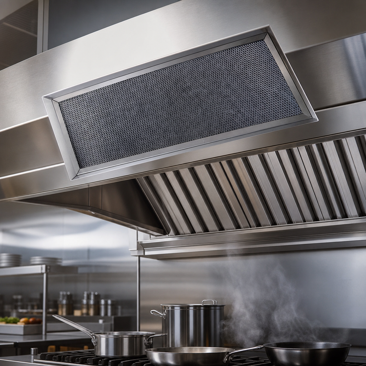 Product image #4 for Alto-Shaam Ventech Type 1 Hood Charcoal Filter with Stainless Steel Frame