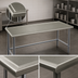 Thumbnail image #4 for Spec-Master Marine Series Stainless Steel Work Table, 84W x 24D, Flat Top, Open Base