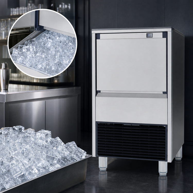 Product image #4 for DELTA NG 150 Self-Contained Gourmet Cube Ice Machine with 55 lb Bin