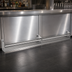 Thumbnail image #4 for Glastender 80 Inch Single Speed Rail with Open Step-and-Rail Design, Stainless Steel