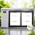 Thumbnail image #4 for Continental Refrigerator BB59NSSSGDPT 59-Inch Pass-Thru Refrigerated Back Bar Cooler with Sliding Glass Doors