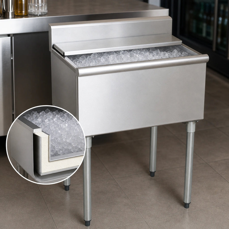 Fully Insulated Fabricated Ice Bin