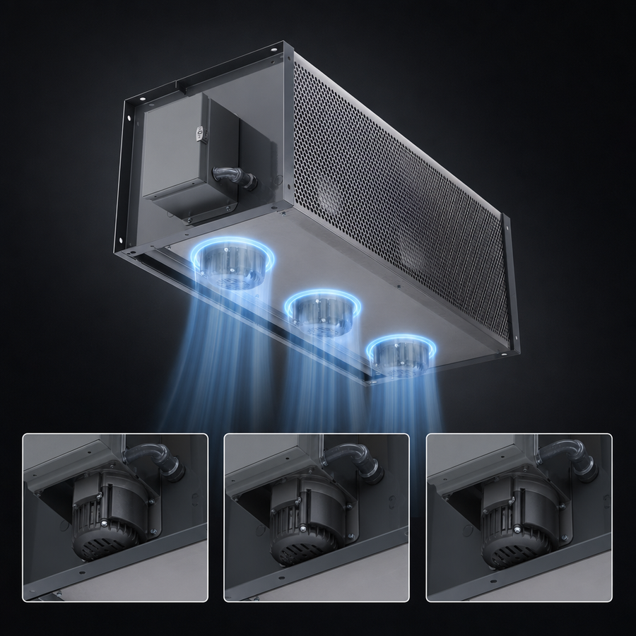 Three Direct-Drive Motors