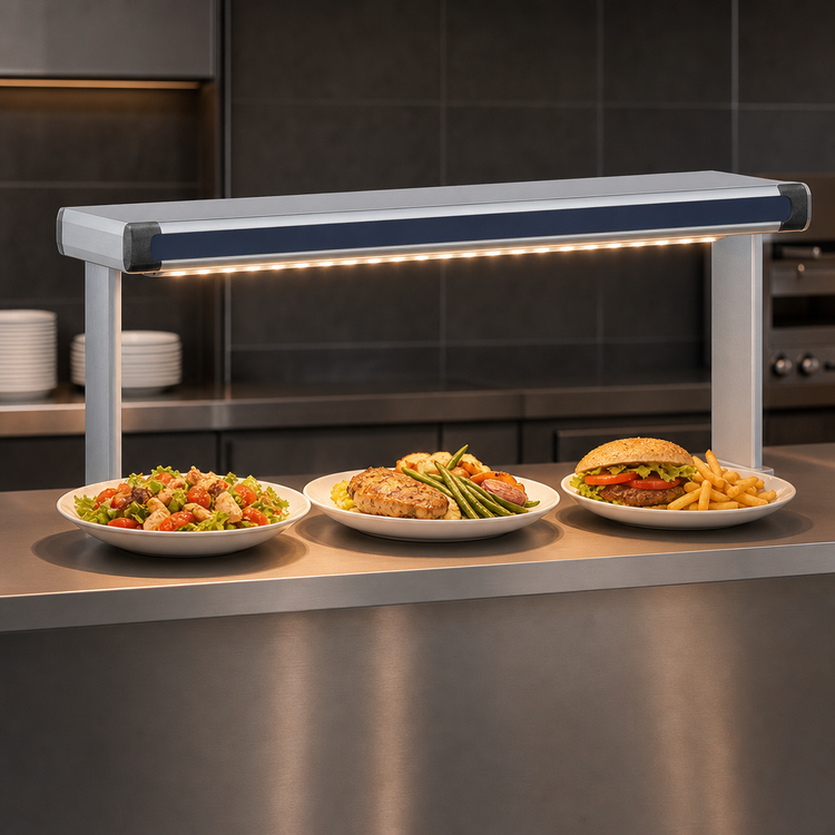 Product image #4 for Hatco Glo-Ray Designer Dual Strip Heater with Lights, 69-1/2 Inch W, Aluminum, 2.62 kW