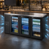 Thumbnail image #4 for True Premier Bar 84-Inch Three-Section Refrigerated Back Bar Cooler with Glass Doors