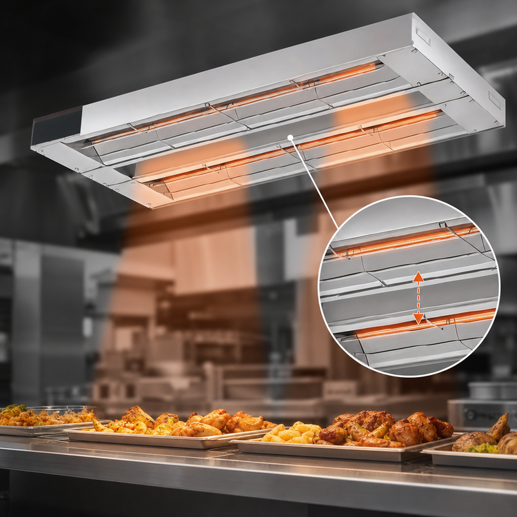 Product image #4 for Hatco Glo-Ray® 120-Inch Double Infrared Strip Heater