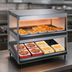 Thumbnail image #4 for Hatco Glo-Ray 30-Inch Countertop Pass-Through Slant/Horizontal Merchandising Warmer, High Watt, 2-Shelf