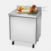 Thumbnail image #4 for KoolMore 27-Inch Stainless Steel 1-Section Worktop Refrigerator, 6.3 Cu. Ft., 1 Door