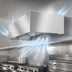 Thumbnail image #4 for SpecAir HEIA96-132 Wall Type Exhaust Hood, 132-Inch Wide, Compensating Make-Up Air