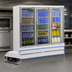 Thumbnail image #5 for Three-Section Glass Door Refrigerator Merchandiser, Bottom-Mount Self-Contained, 75 Cu. Ft., White