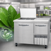 Thumbnail image #4 for Continental Refrigerator RA43N9M 43-Inch Refrigerated Sandwich Prep Table with Mighty Top and 2 Solid Doors