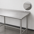 Thumbnail image #4 for Advance Tabco 144-Inch x 30-Inch 16-Gauge 304 Stainless Steel Work Table with 1-1/2-Inch Rear Up-Turn