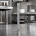Thumbnail image #4 for Advance Tabco K-493 300 Series Stainless Steel Welded Leg Assembly with Metal Bullet Feet