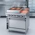 Thumbnail image #3 for Titan JTRH-24B-1HT-36 36-Inch Heavy Duty Gas Range with Charbroiler and Hot Top