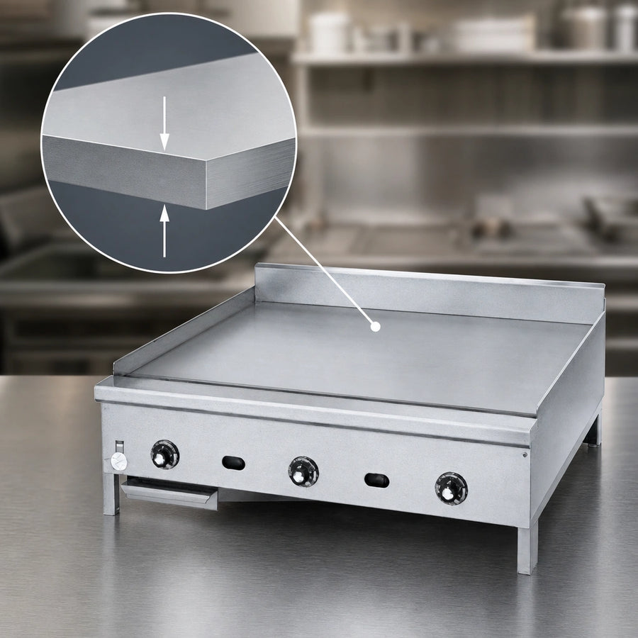 1-Inch Smooth Steel Plate