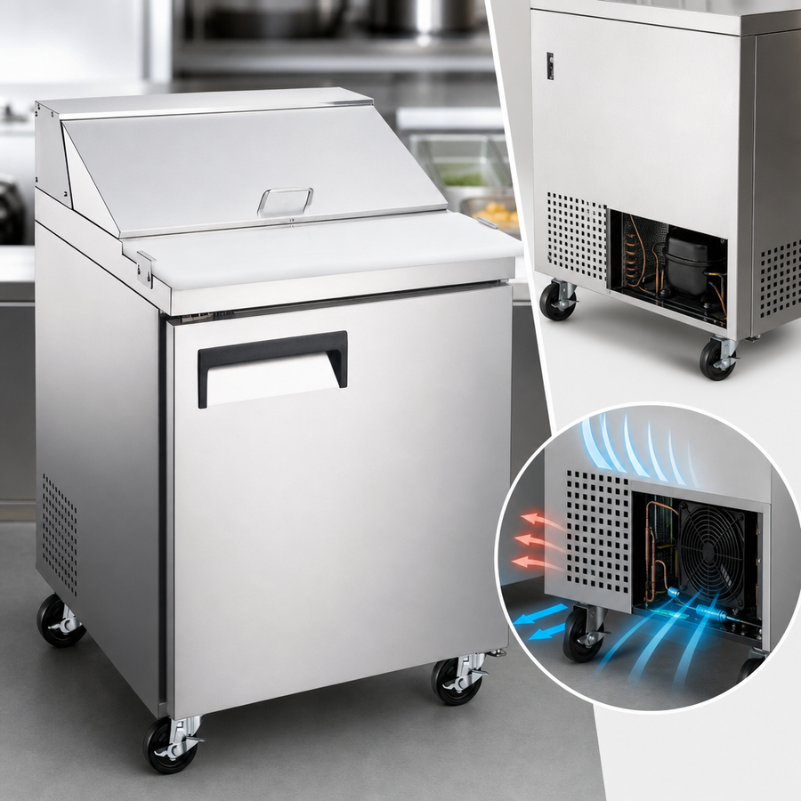 Self-Contained, Rear-Mounted Refrigeration