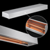 Thumbnail image #4 for Hatco Glo-Ray 36-Inch Infrared Strip Heater, Single, Unlighted, Aluminum, 575W, 120V