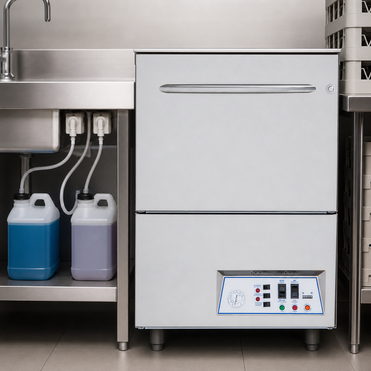 Product image #4 for Jackson DishStar LT Low Temperature Chemical Sanitizing Undercounter Dishwasher, 20" x 20" Rack, Approximately 24 Racks/Hour