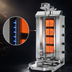 Thumbnail image #4 for Trento Potis Natural Gas Doner Kebab Vertical Broiler, 4 Burners, 154.3 lb Capacity