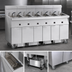 Thumbnail image #4 for Imperial Electric Floor-Model 6-Battery 75 lb. Fryer with Built-In Space Saver Filter System and Computer Controls