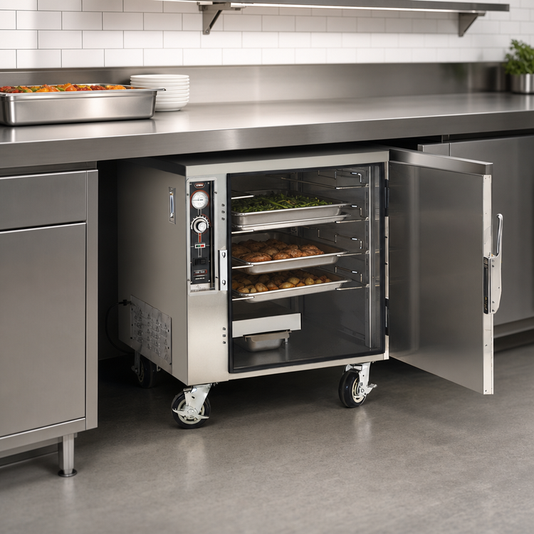Product image #4 for FWE Under Counter Humidified Heated Holding Cabinet, 4 Full-Size Sheet Pan Capacity