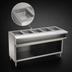 Thumbnail image #4 for Spec-Master SHT5CB-240 Five Well Electric Sealed Well Hot Food Table with Sliding Doors