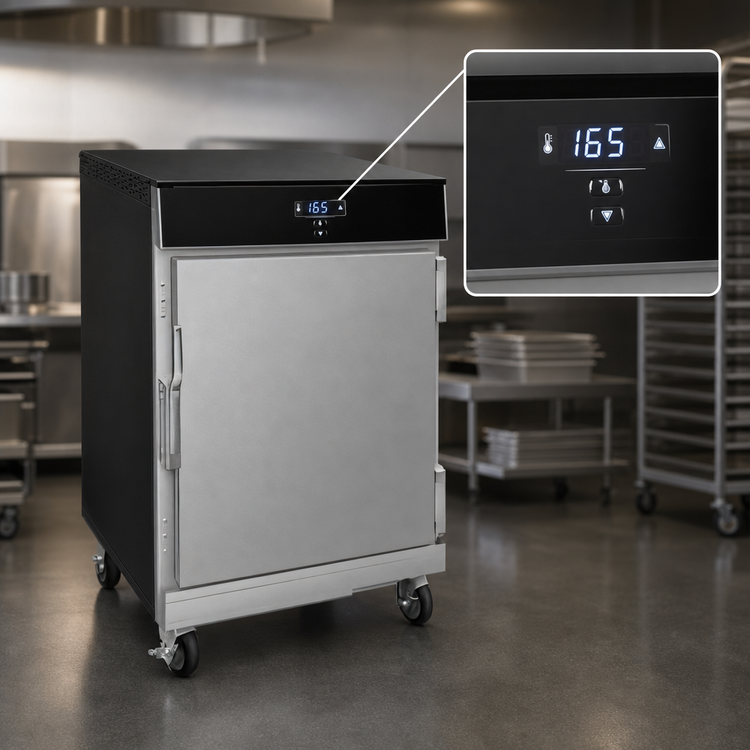 Product image #4 for Hatco Flav-R-Savor® Mobile Heated Holding Cabinet, 1-Door, 7-Slide
