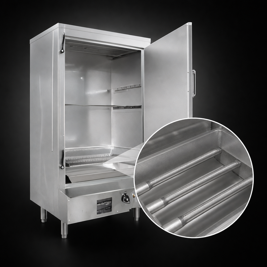 Three Aluminum Tubular Burners