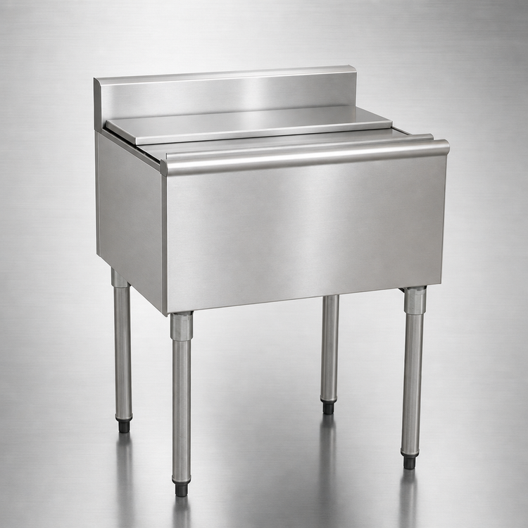 Product image #4 for Eagle Group 1800 Series 30-Inch Wide Underbar Ice Chest with 8-Inch Deep Insulated Bin