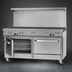 Thumbnail image #4 for Southbend Ultimate 60-Inch Gas Restaurant Range with 8 Burners, Standard Oven, and Cabinet Base