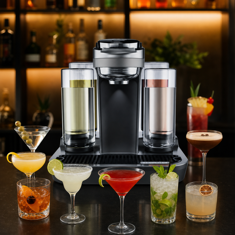 Product image #4 for Hamilton Beach Commercial Bartesian Countertop Capsule-Based Cocktail Maker with 5 Bottles