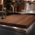Thumbnail image #4 for Boos Block American Black Walnut Edge Grain Kitchen Countertop with Varnique Finish, 36 x 30 x 3 Inches