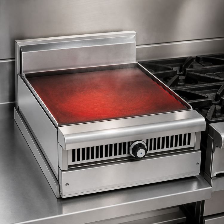 Product image #4 for Imperial Spec Series 18-Inch Countertop Gas Modular Add-A-Unit Hot Top Range