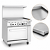 Thumbnail image #4 for CookRite 36-Inch Natural Gas Griddle Top Range with Standard Oven