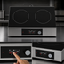 Thumbnail image #4 for CookTek Helios Touch Side-to-Side Double Hob Freestanding Induction Cooktop, 2.5 kW Per Hob, 200-240V