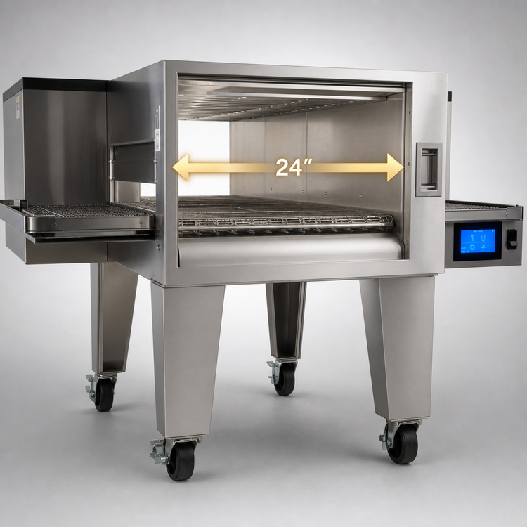 Product image #4 for Lincoln Aperion 24 Series Electric Conveyor Oven, 24-Inch Baking Chamber, 28 x 48-Inch Conveyor, Floor Model