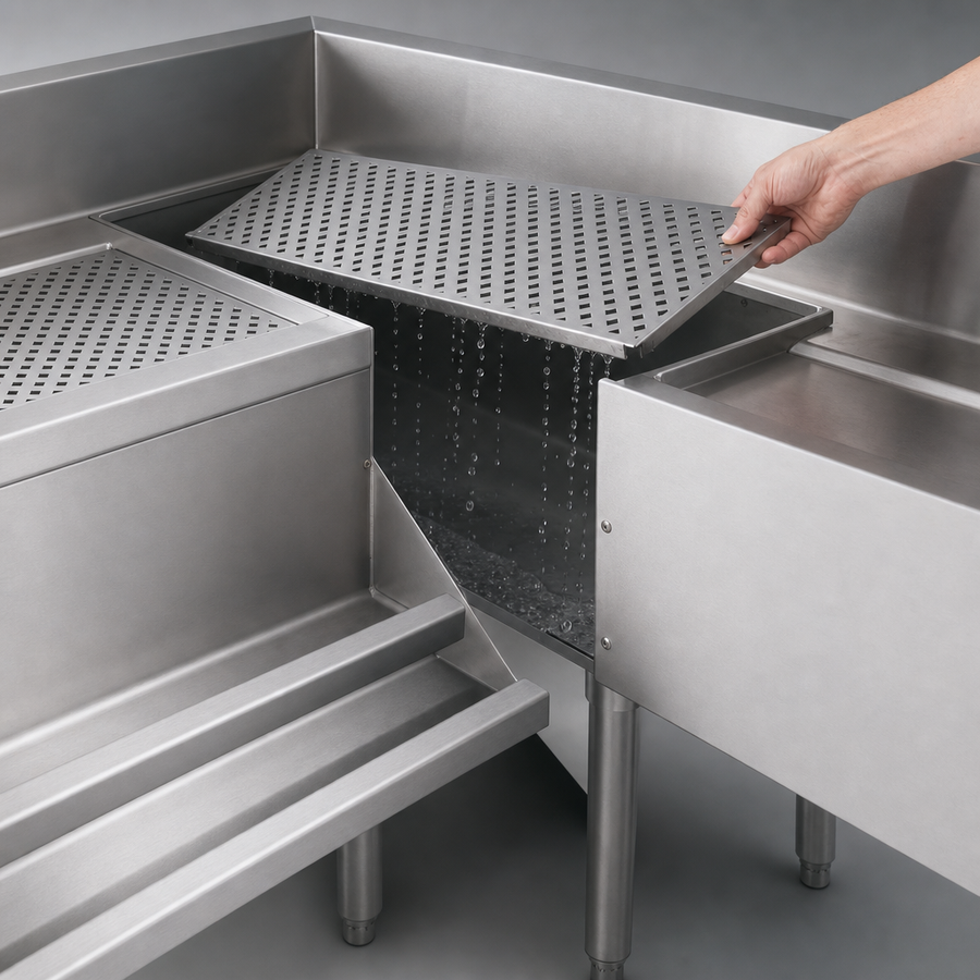 Removable Perforated Drainboard Top