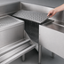 Thumbnail image #4 for Advance Tabco Prestige 90° Freestanding Stainless Steel Corner Drainboard Filler, 30