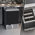 Thumbnail image #4 for Krowne 24-Inch Flat Top Bottle Cooler with Sliding Lid, Black Vinyl Exterior, 6-Case Capacity