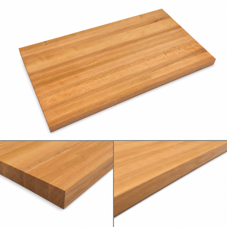 Product image #4 for John Boos Appalachian Red Oak Island Countertop, 96 x 36 x 1-1/2 Inch, Edge Grain, Penetrating Oil Finish